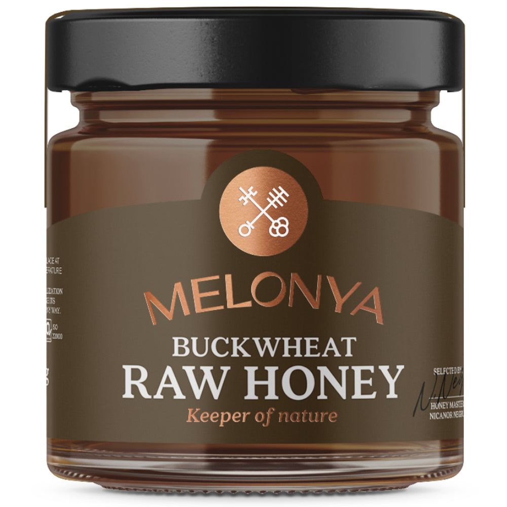 Buckwheat Raw Honey, Melonya, 500g/ 17.6oz