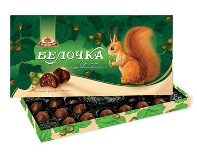 Chocolate Candy Box "Squirrel", 14.01 oz / 400 g