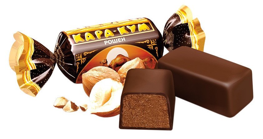 Chocolate Candy "Kara-Kum" Roshen, 0.5 lb / 0.22 kg