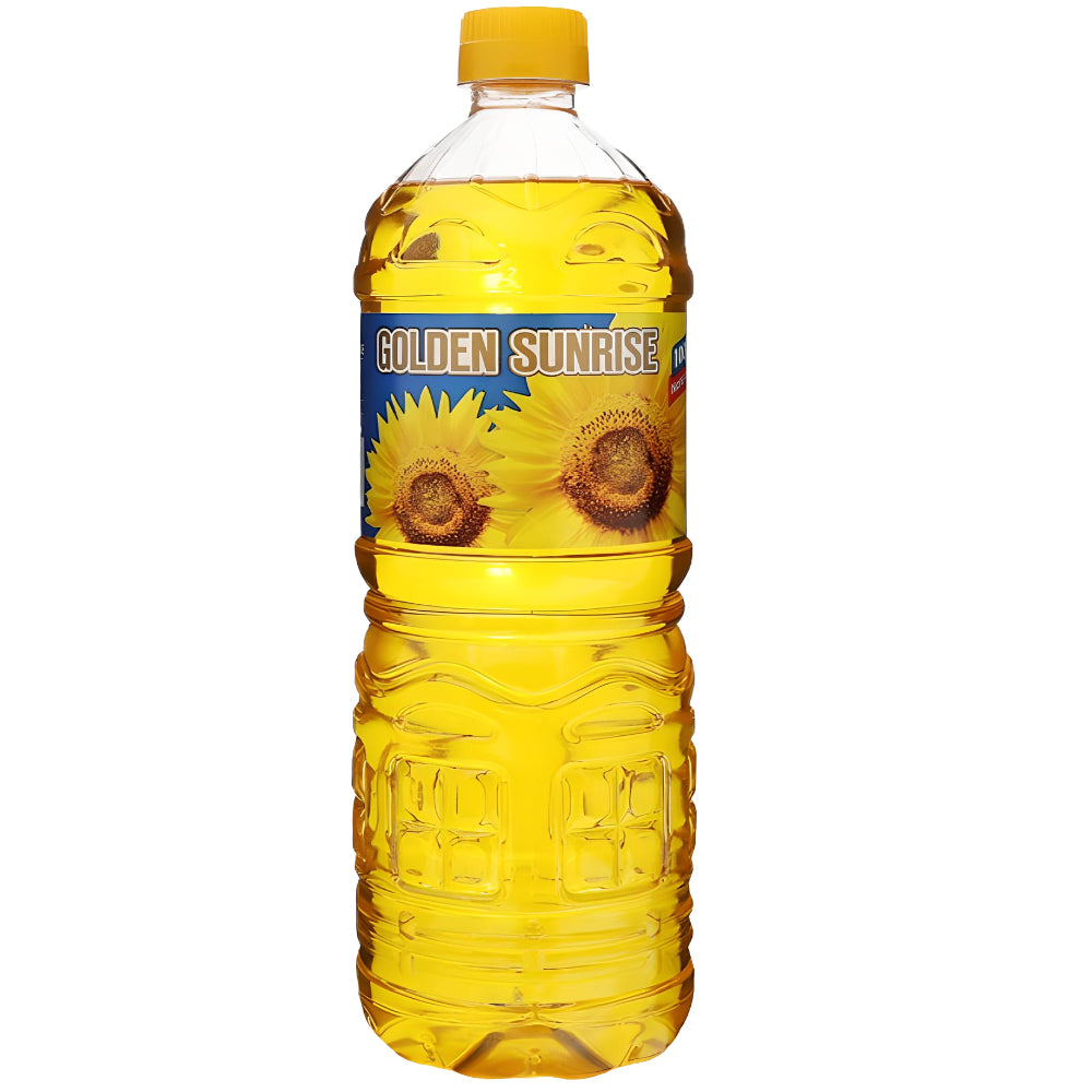 Unrefind Sunflower Oil, Golden Sunrise, 1 liter/ 33.8 oz