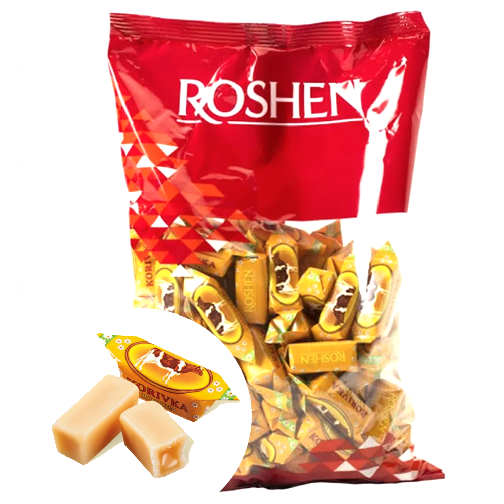 Korivka Krowka (Cow) Candy, Roshen, 1kg /2.2lb 