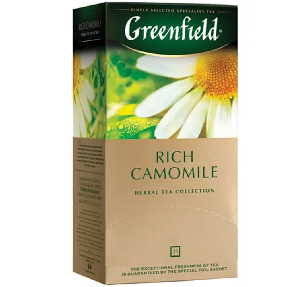 Herbal Tea "Rich Camomile", Greenfield, 25 sachets
