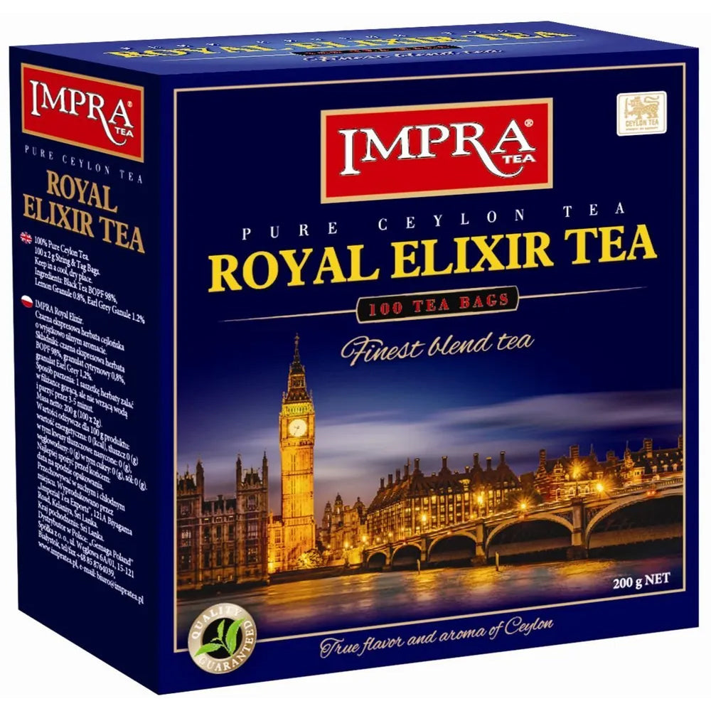 Black Tea Royal Elixir, Impra, 100 sachets