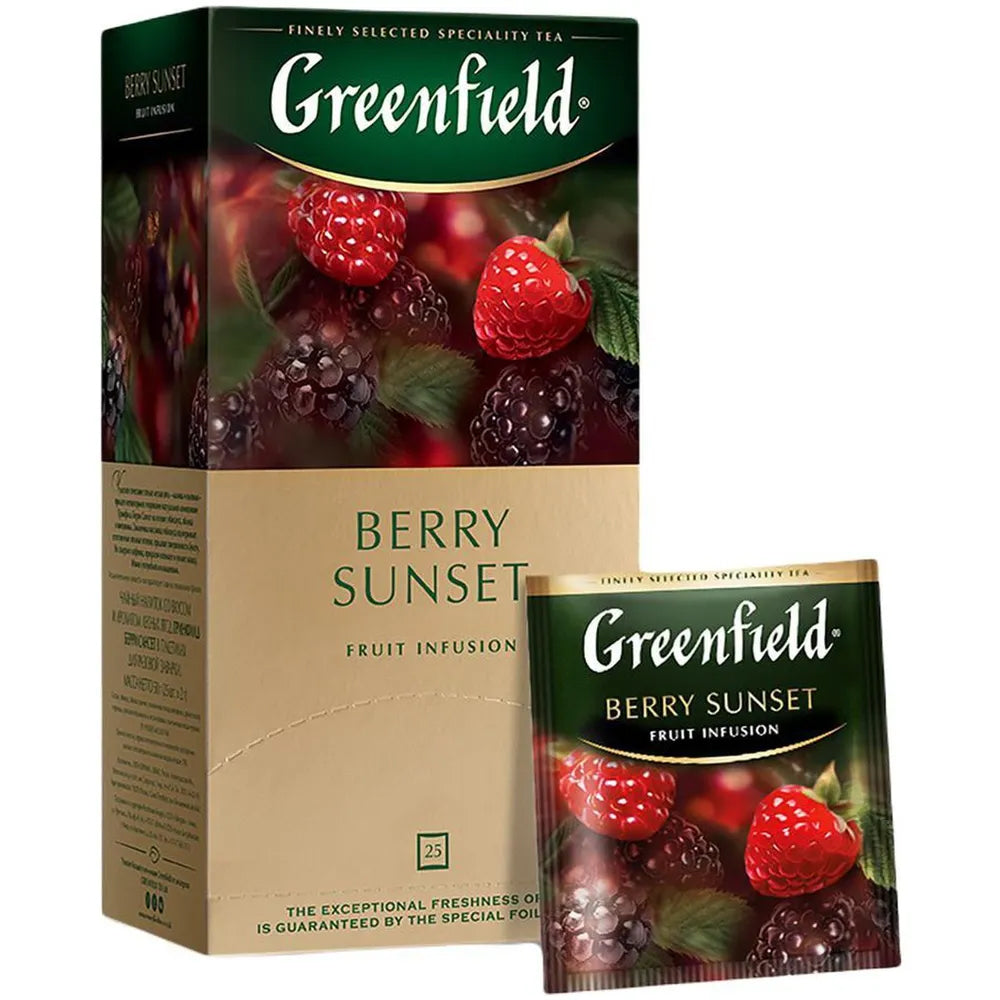 Berry Sunset Fruit Tea, Greenfield, 25 sachets