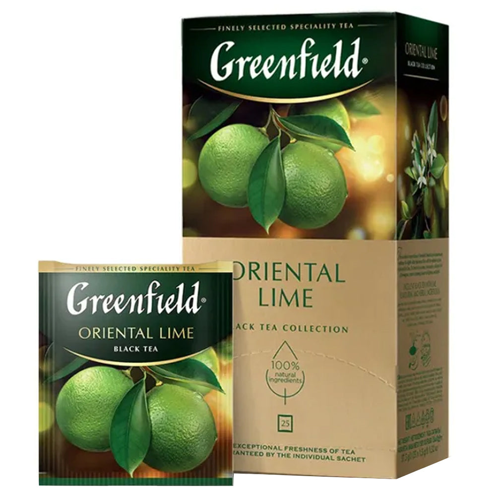 Black Tea "Oriental Lime", Greenfield, 25 sachets