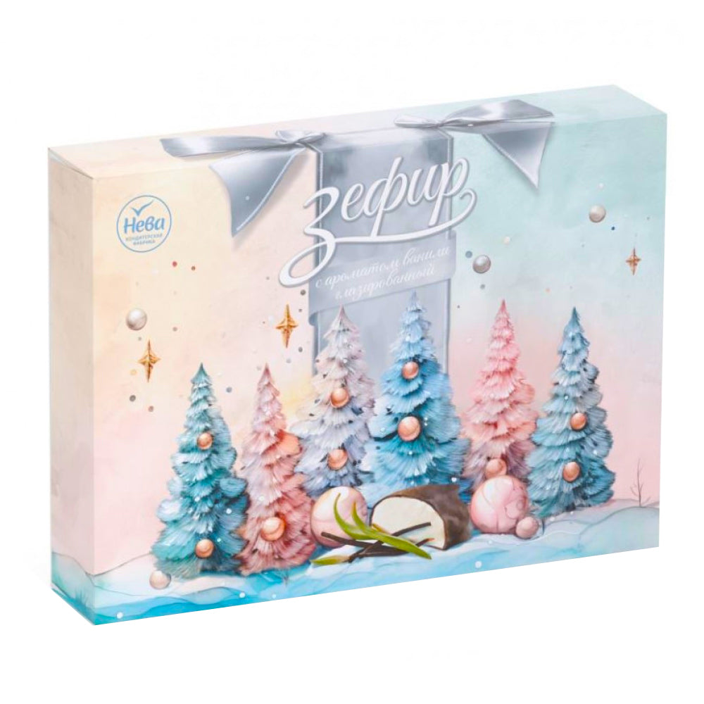 Glazed Vanilla Marshmallow Holiday Collection, Neva Confectionery, 185g/ 6.55 oz