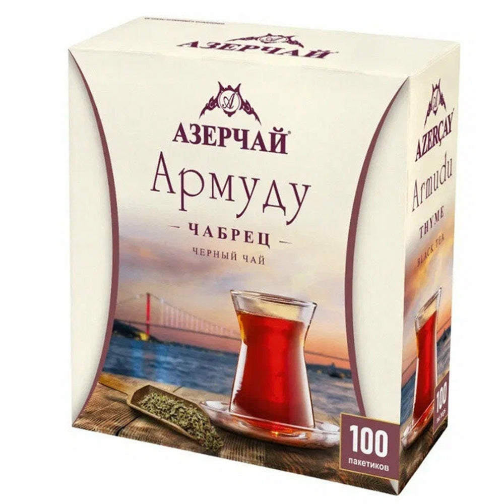 Black Tea with Thyme "Armado", Azercai, 100 sachets