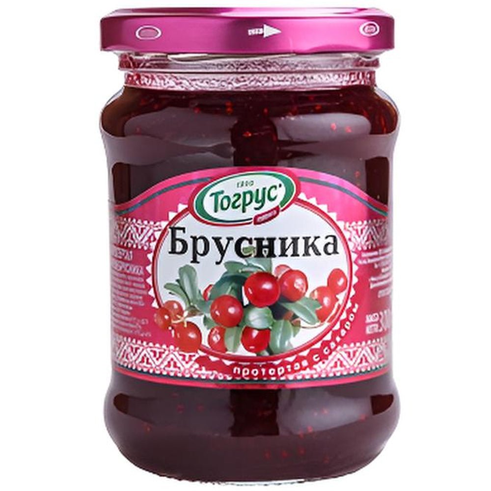 Lingonberry Grated with Sugar, Togrus, 550g/ 19.40 oz