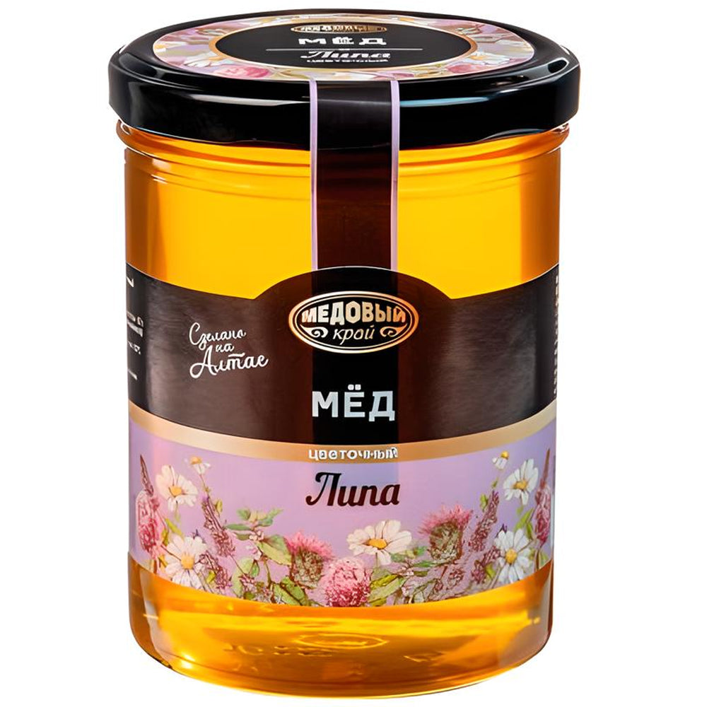 Altai Linden Honey, Medovy Kray, 500g/ 17.63oz