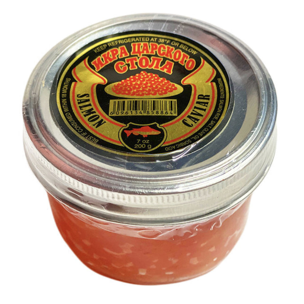 Red Salmon Caviar "From the Royal Table", Fine Foods Trading, 200g/ 7 oz