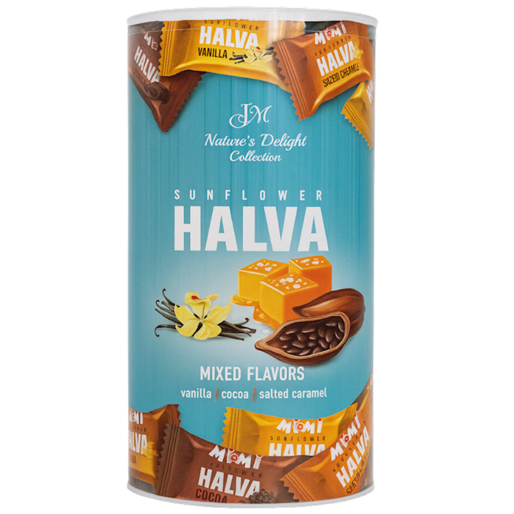 Assorted Flavoured Vanilla, Cocoa, Salted Caramel, Sunflower Halva, Mi Mi, 300g/ 10.5oz