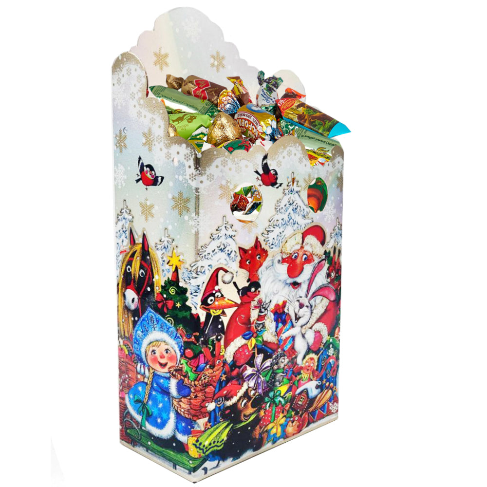 Christmas Chocolate & Caramel Candy Set "Funny Friends" 680g/ 1.5 lbs