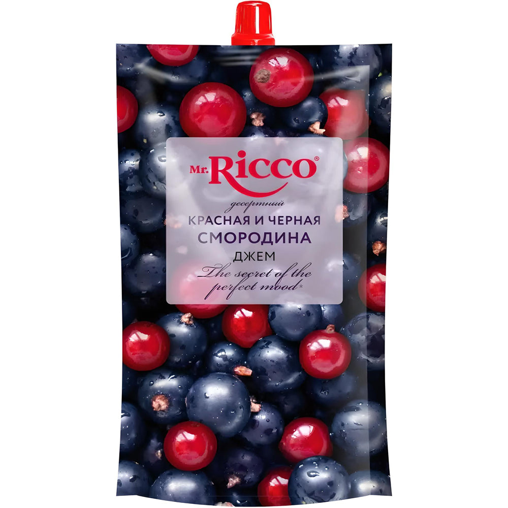 Red & Black Currant Jam, MR.RICCO, 300g/ 10.58 oz