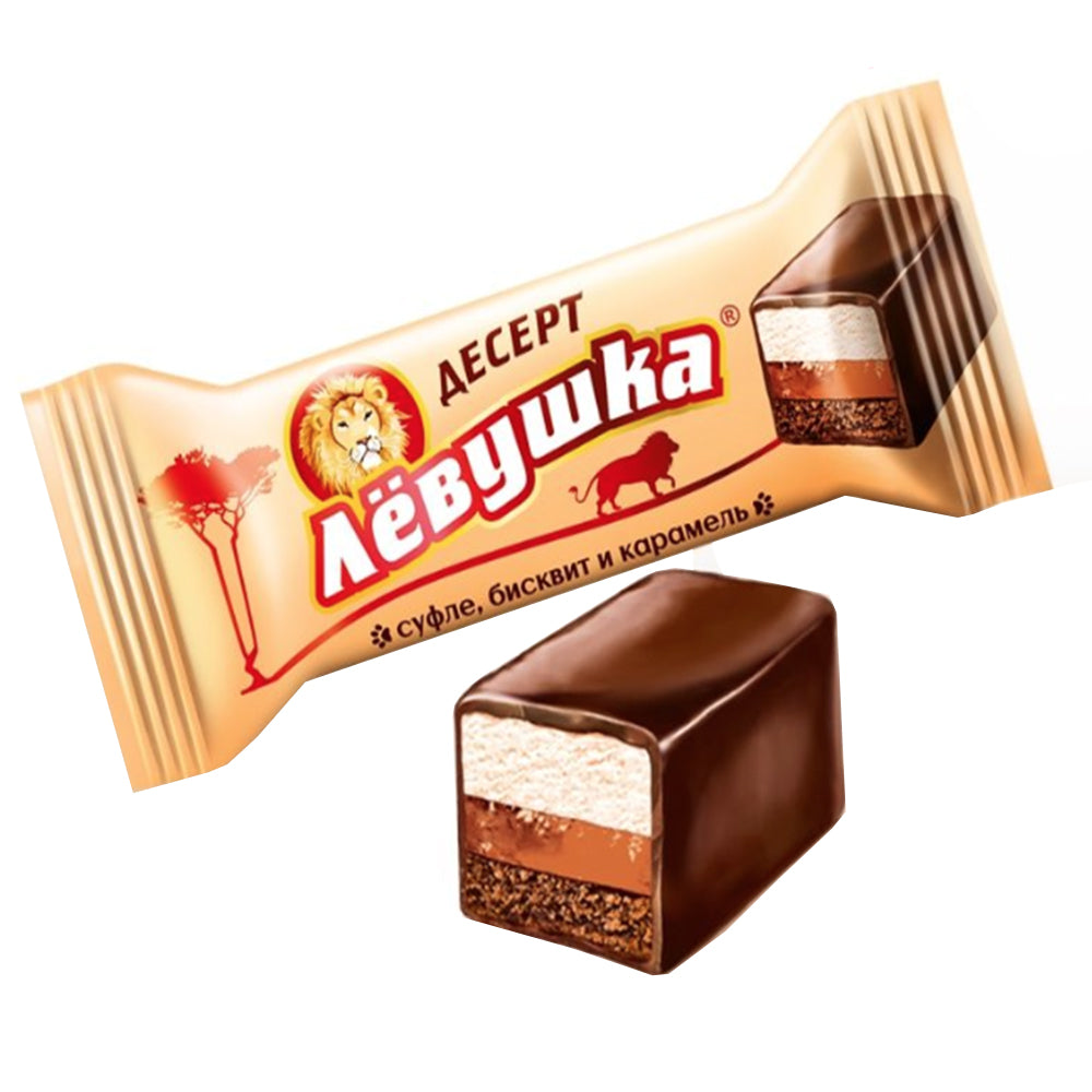 Chocolate Dessert with Souffle "Levushka", Slavyanka, 226g/ 0.5lb
