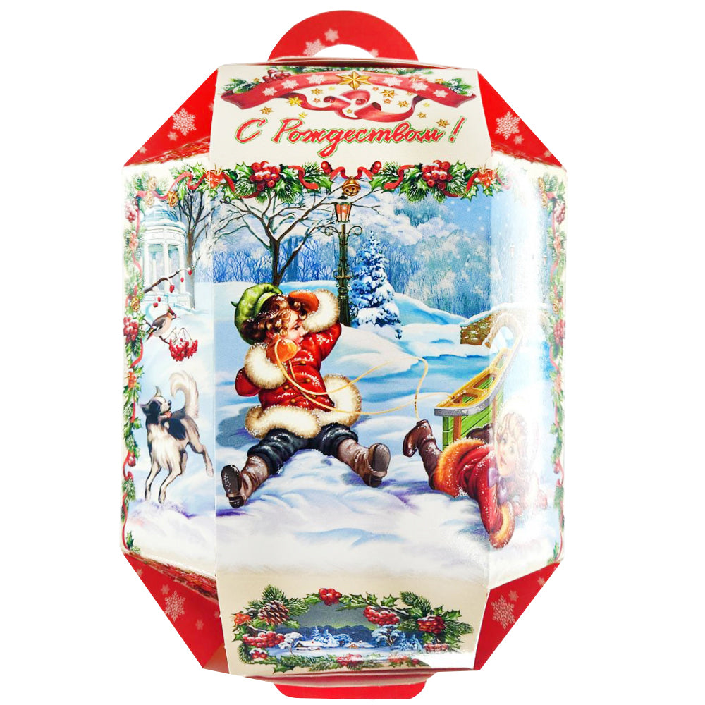 Christmas Chocolate & Caramel Candy Set "Winter Fun", 900g/2lbs