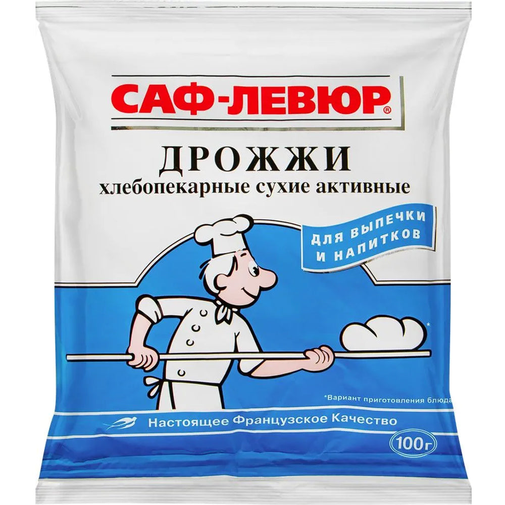 Fast-Acting Dry Yeast, SAF Levure, 100g/ 3.53 oz