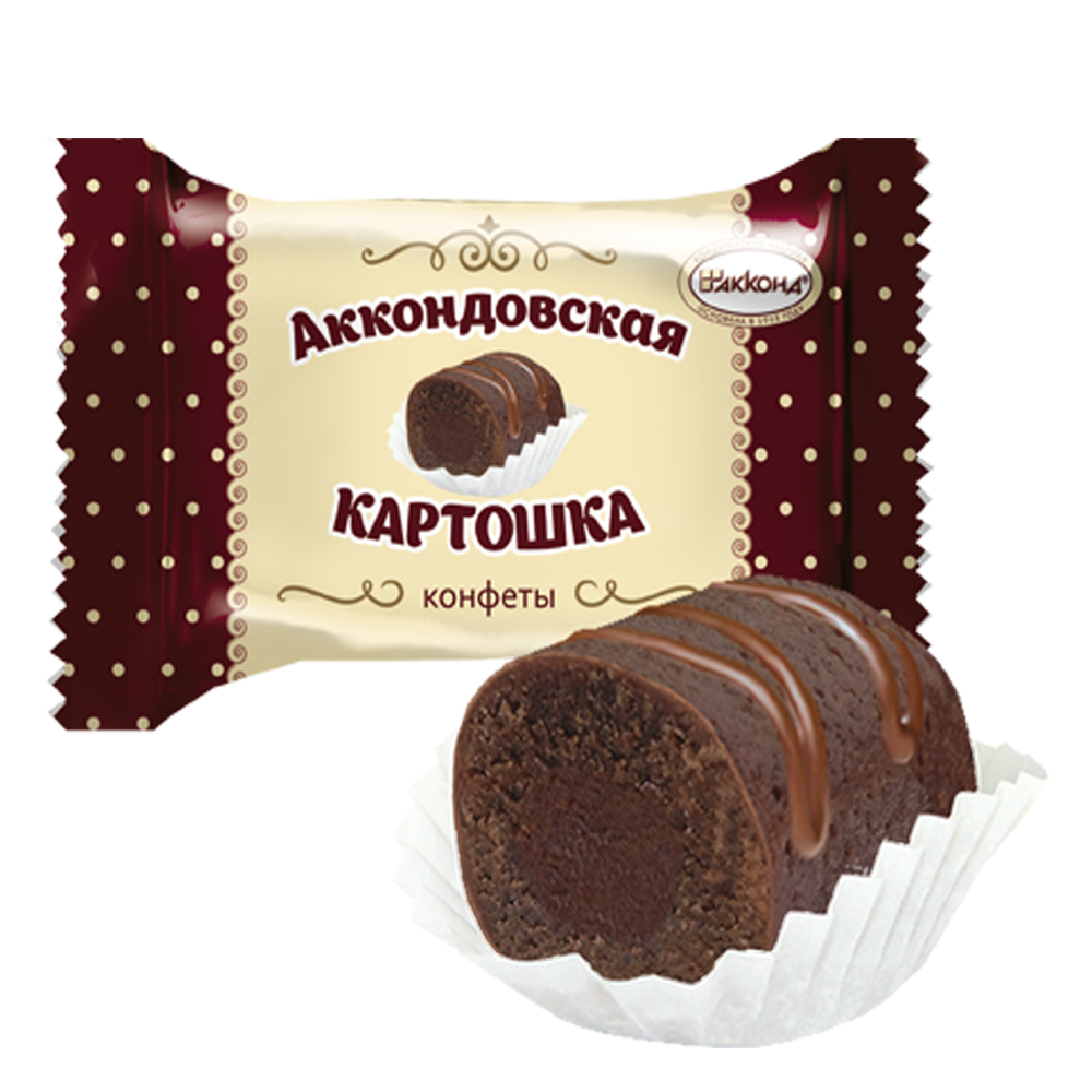 "Kartoshka" Candies, Akkond, 226 gr/ 0.5 lb