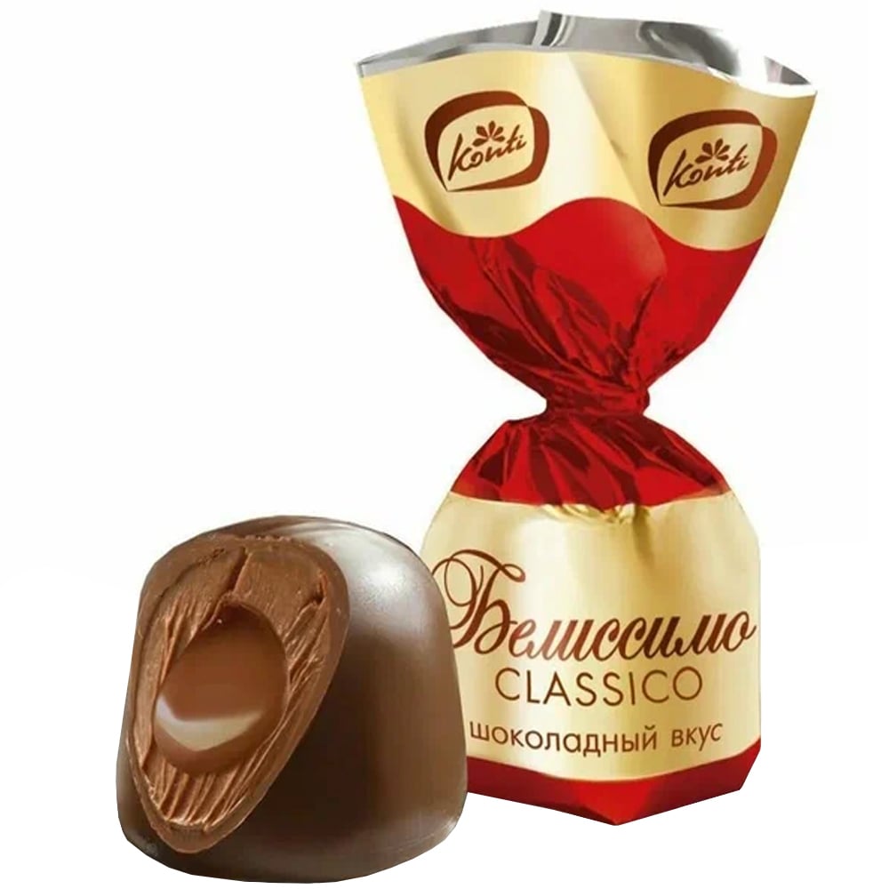 Chocolates Belissimo CLASSICO Chocolate Flavor, Konti, 226g/ 7.97oz