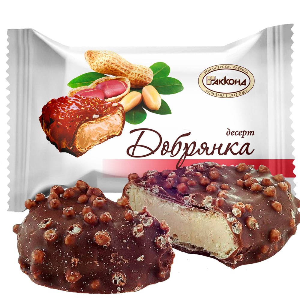 Chocolate Ð¡andies with Creamy Mousse & Peanuts "Dobryanka", Akkond, 226g/ 7.97oz