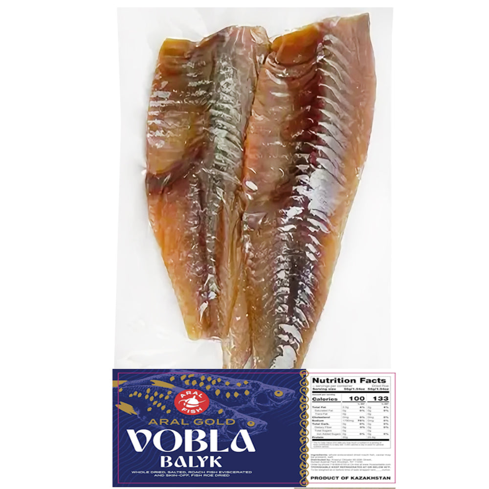 Vobla Fish Balyk, Aral Gold, 272g/ 9.59 oz 