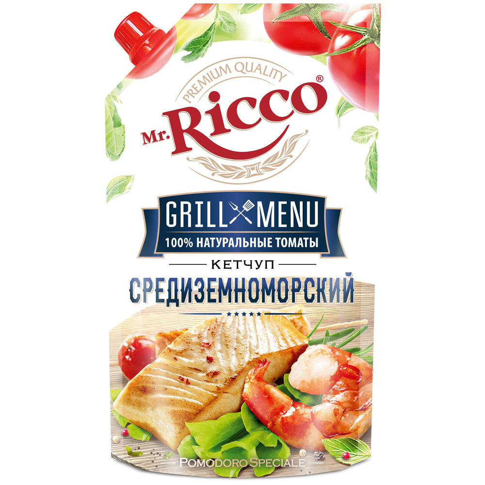 Mediterranean Ketchup "Grill Menu Pomodoro Speciale", Mr.Ricco, 300g/ 10.58 oz