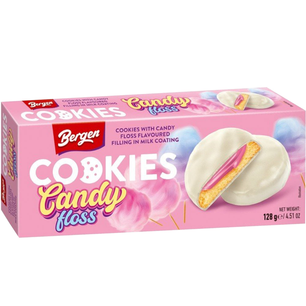 Cookies with Candy Floss Cream, Bergen, 128g/ 4.51oz 