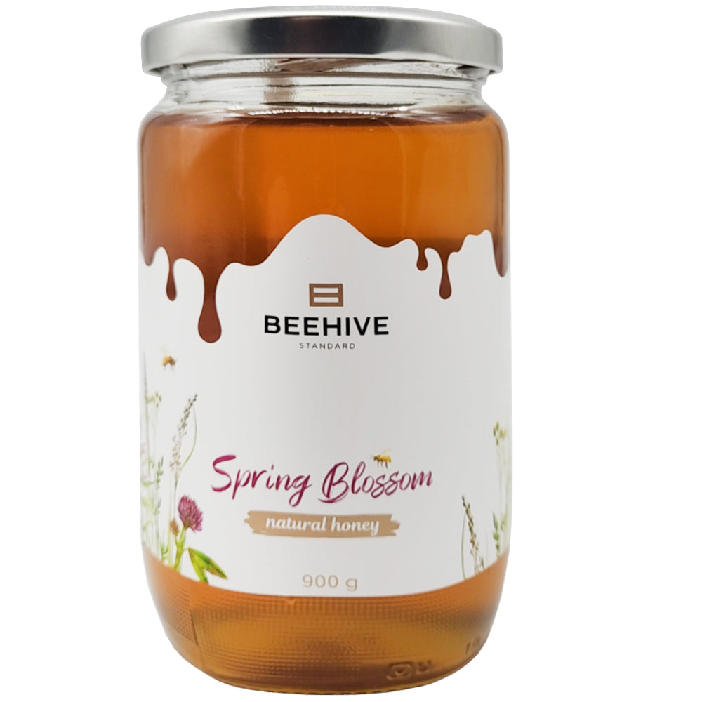 Natural Honey "Spring Blossom", BEEHIVE, 900g/ 31.75 oz
