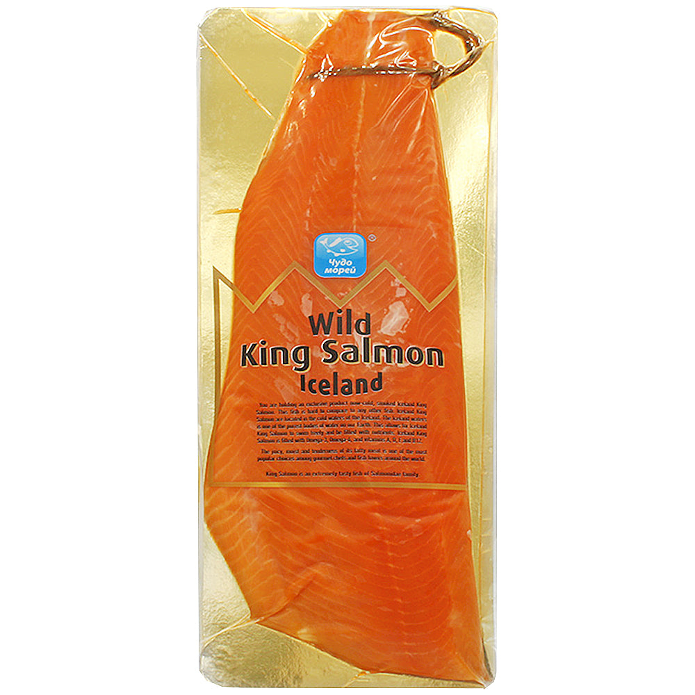 Wild Icelandic Cold Smoked Royal Salmon, Miracle of the Seas, 664g/ 23.35oz