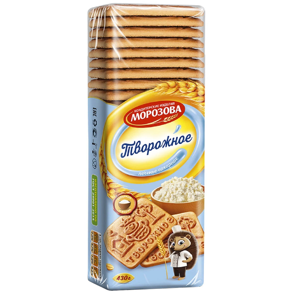 Cottage Cheese Cookies, Morozov Confectionery, 430g/ 15.17 oz