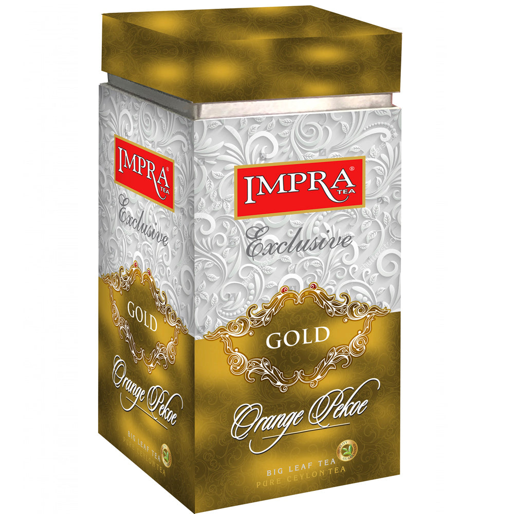 Exclusive Large-Leaf Black Tea "Gold Orange Pekoe", Impra, 200g/ 7.05 oz