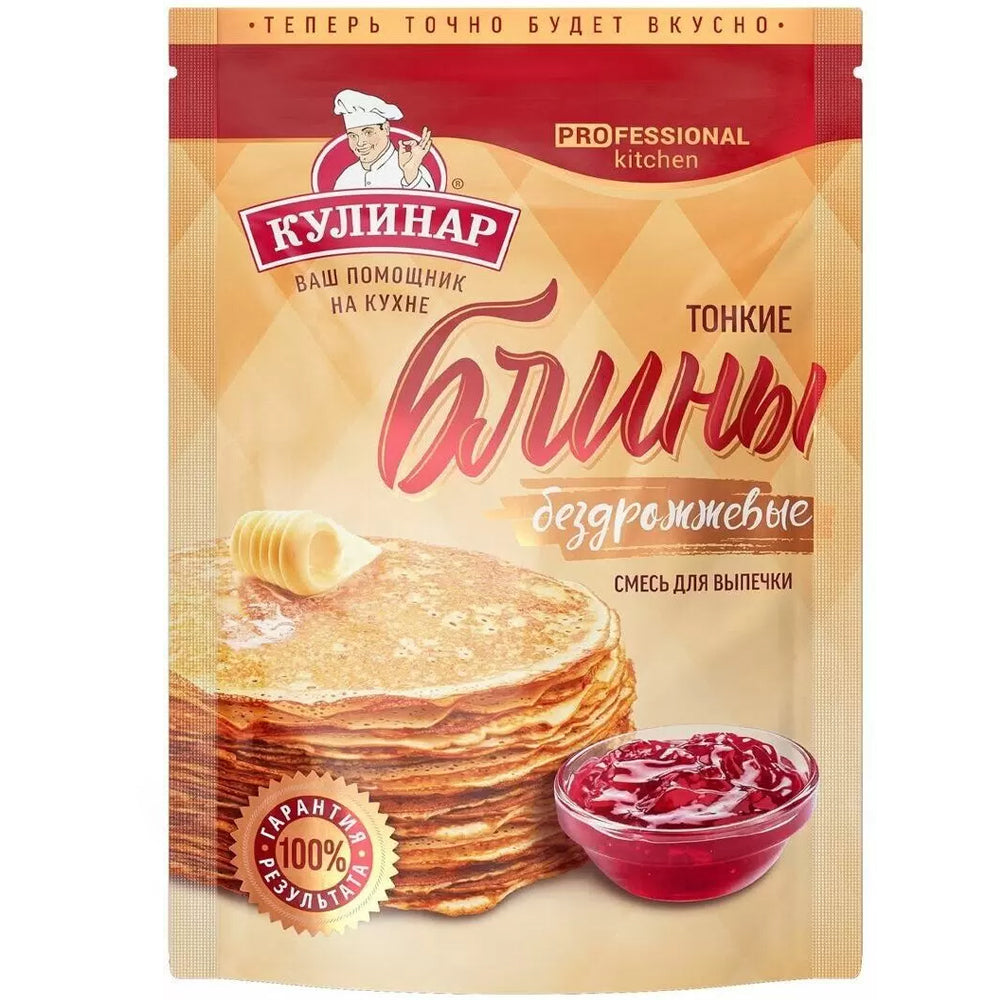 Flour Mix Thin Yeast-Free Pancakes, Culinary, 250g/ 8.82 oz