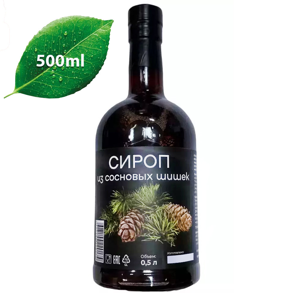 Pine Cone Syrup, Samsonov & Partners, 500ml/ 16.91 oz