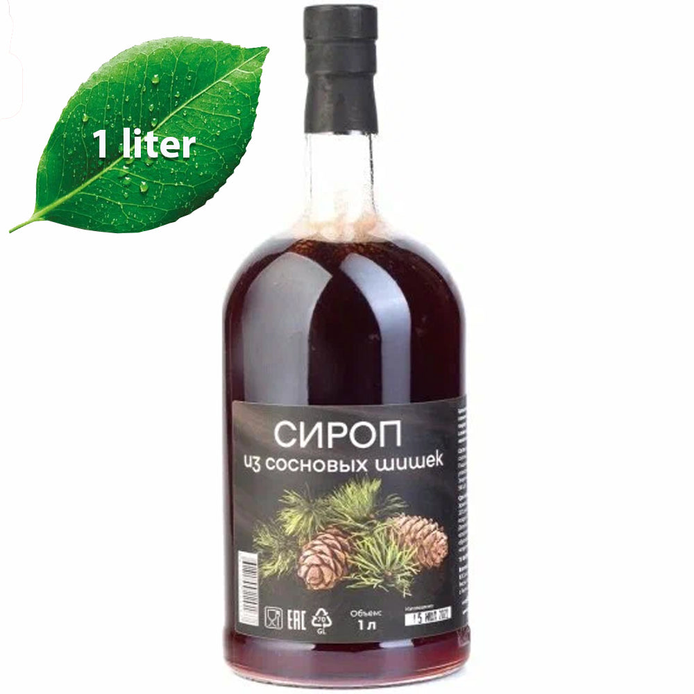 Pine Cone Syrup, Samsonov & Partners, 1 liter/ 33.81 oz