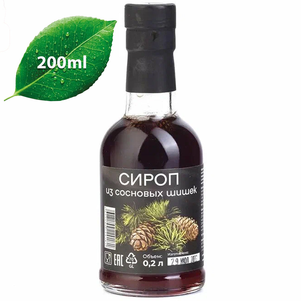 Pine Cone Syrup, Samsonov & Partners, 200ml/ 6.76 oz