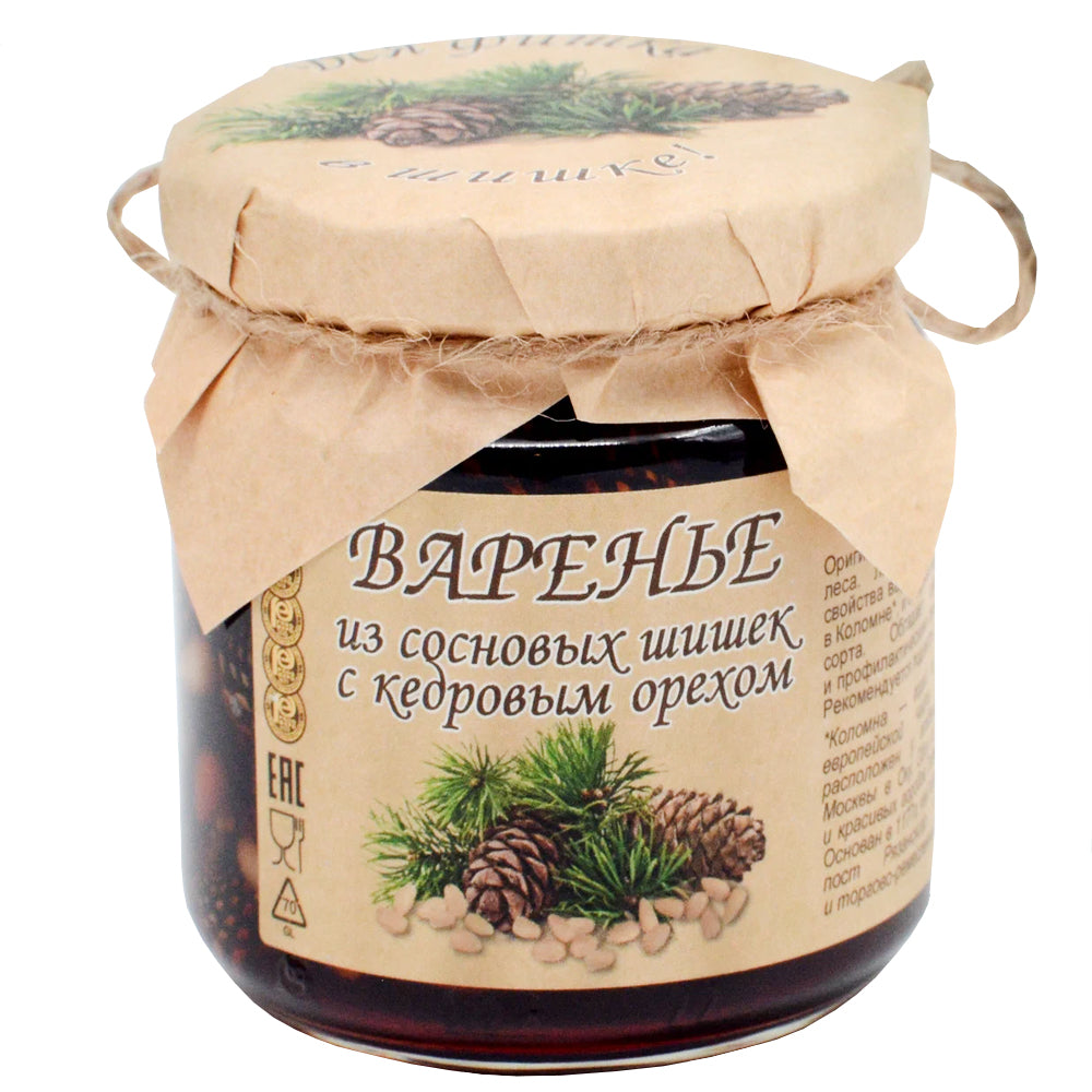 Pine Cone Jam with Cedar Nuts, Samsonov & Partners, 260g/ 9.17 oz