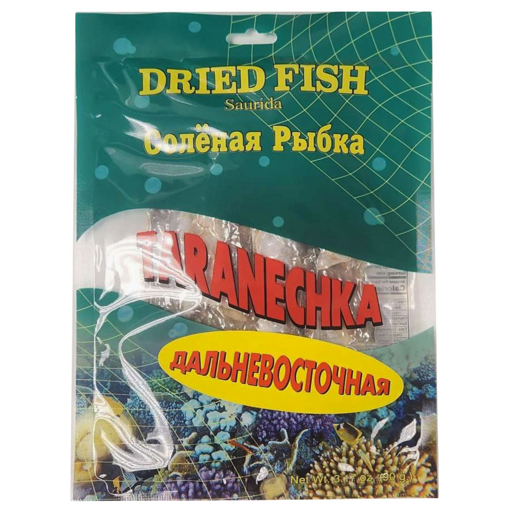 Delicious Dried Fish "Far Eastern Taranechka", 3.17oz / 90g