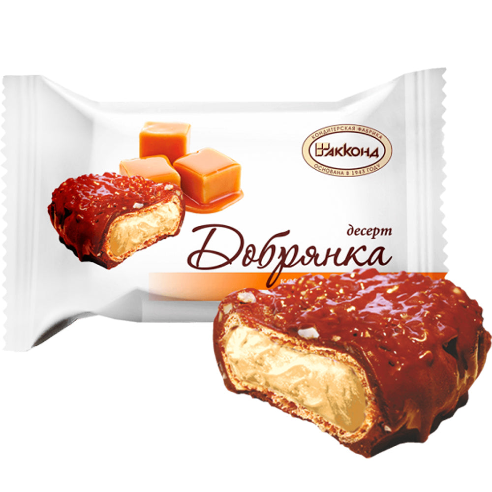 Chocolates "Dobryanka Caramelized Milk", Akkond, 226g/ 7.97oz