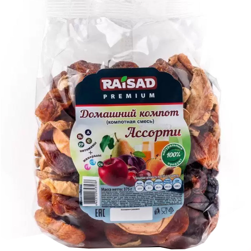 Dried Fruit Mix for Compote, Raisad, 375g/ 13.23oz 