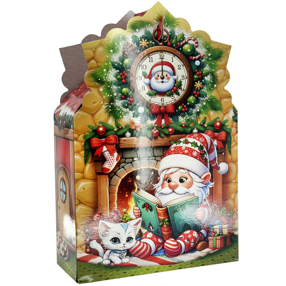 Christmas Candy Mix Gnome by the Fireplace, 400g/ 14.11oz