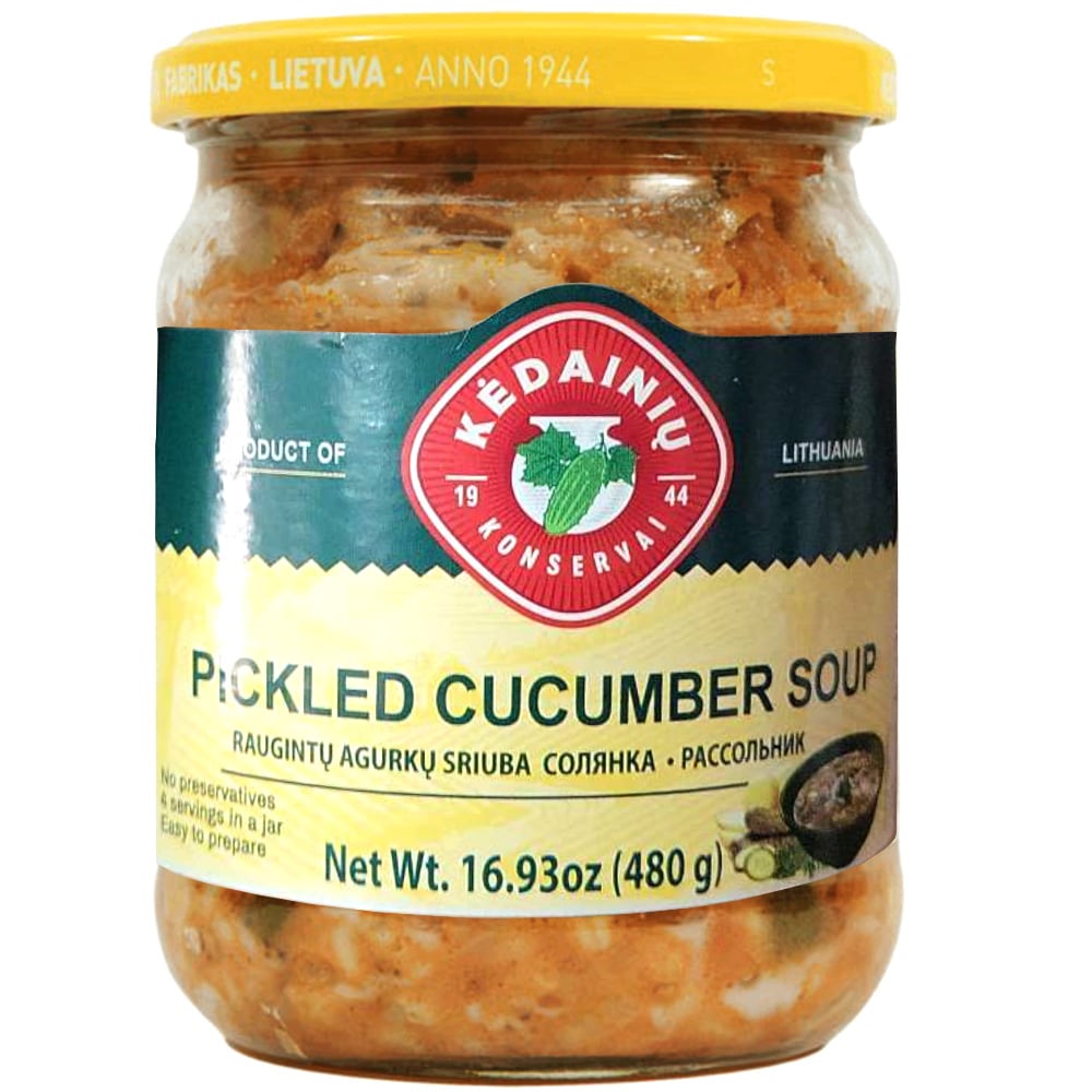 Pickled Cucumber Soup, Kedainiu, 480 g/ 1.06 lb