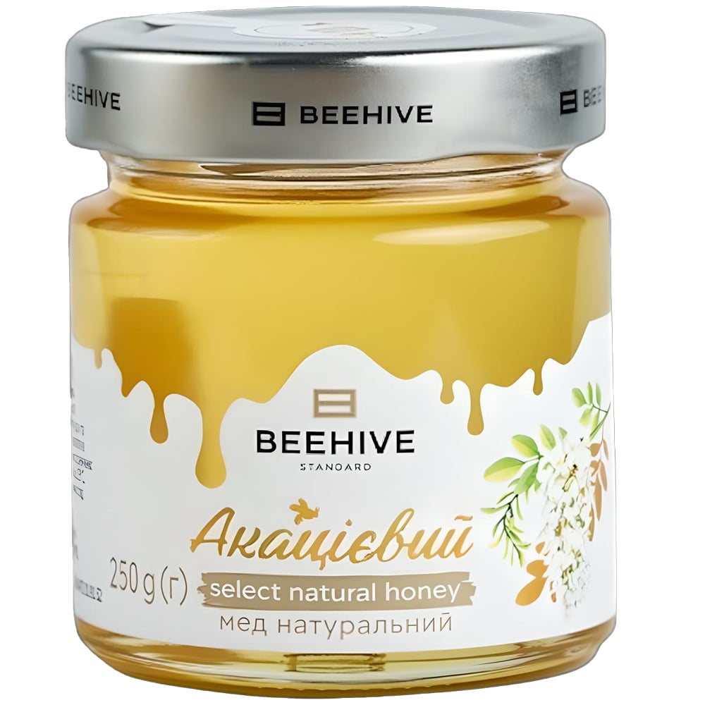 Natural Acacia Honey, BEEHIVE, 250g/ 8.82 oz