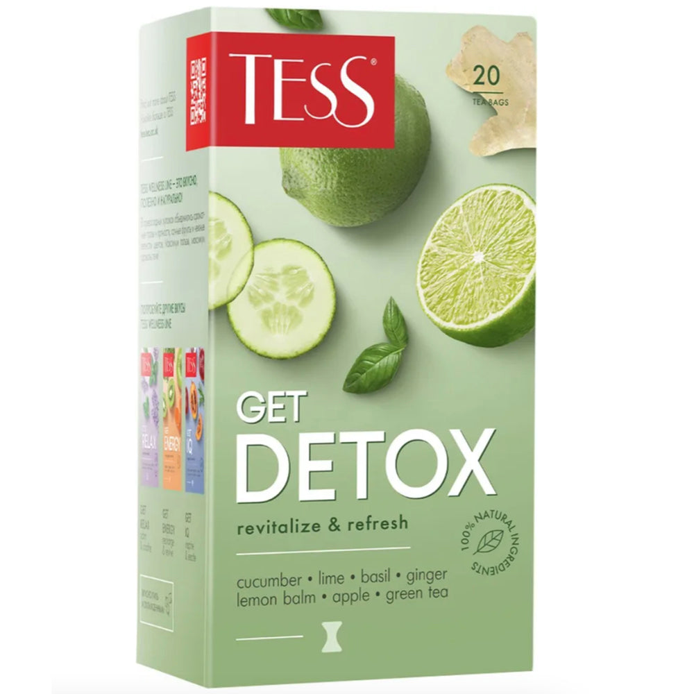 Green Tea "Get Detox", Tess, 25 tea bags