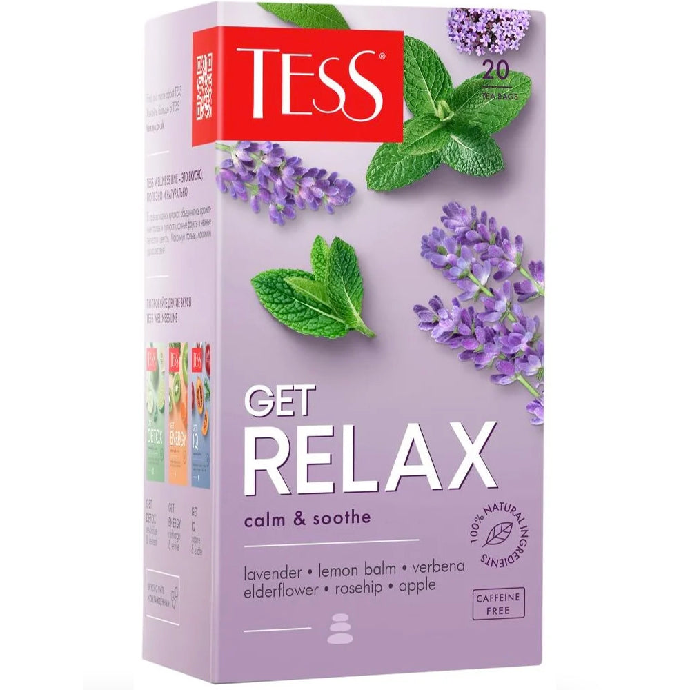 Herbal Drink "Get Relax", Tess, 25 tea bags