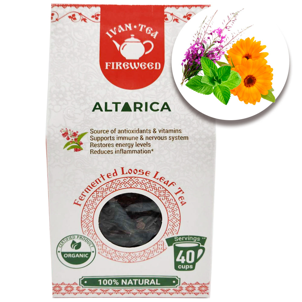 Ivan-Tea Loose Leaves Fireweed, Calendula & Mint Blend | Altarica, 1.76oz