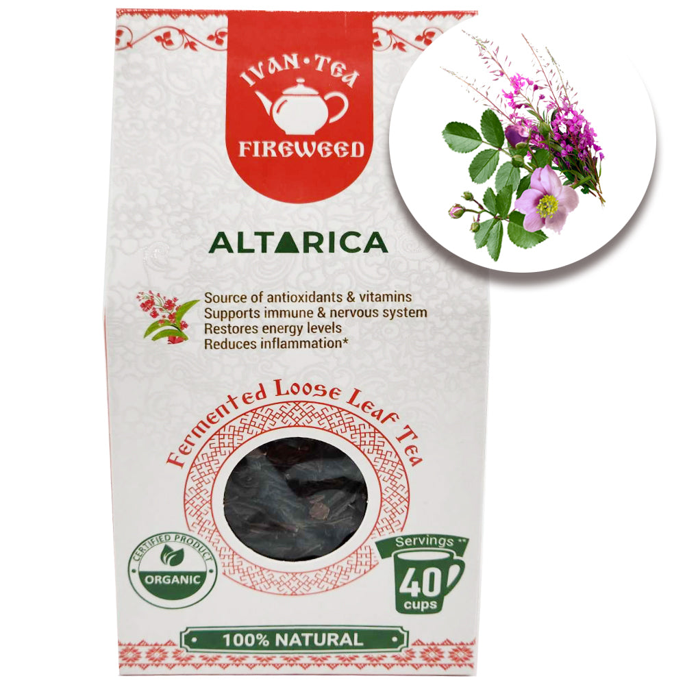 Ivan-Tea Loose Leaves Fireweed & Rose Hips Blend | Altarica, 1.76oz