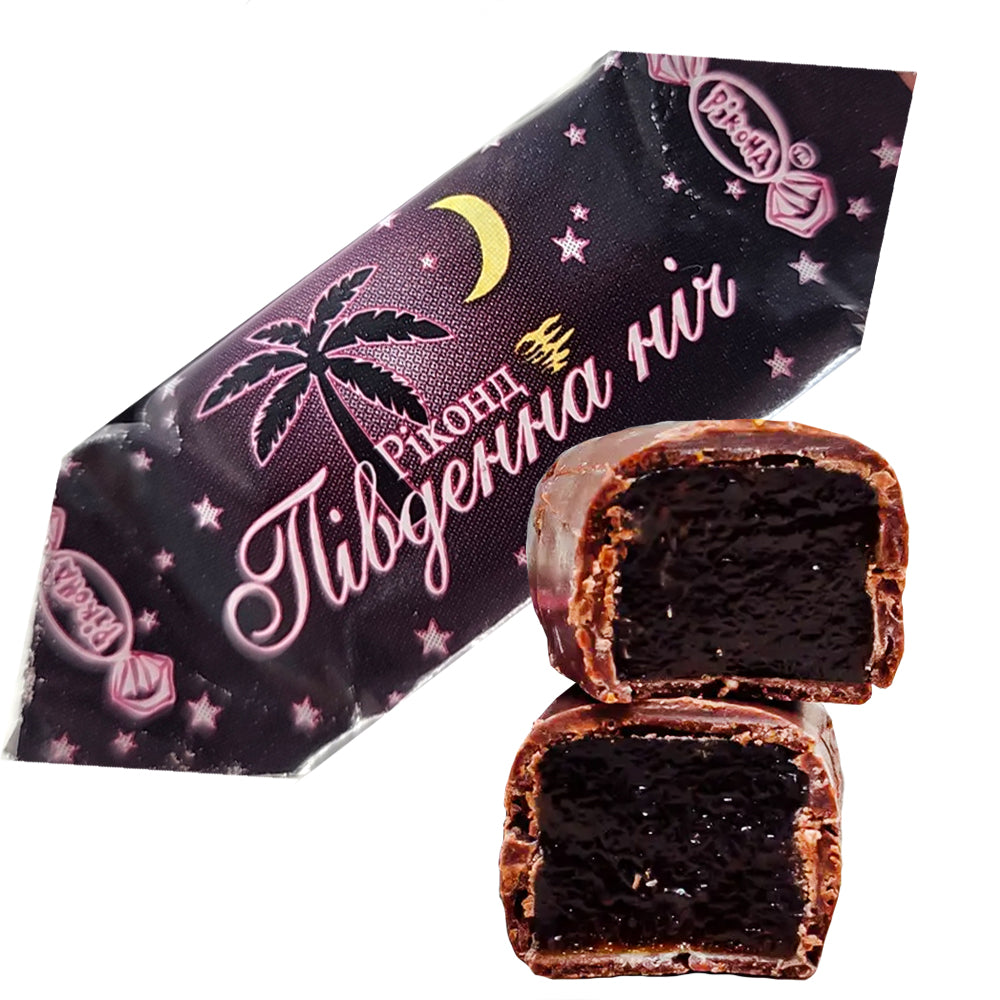 Chocolate Glazed Jelly Candies "Southern Night", Ricond, 226g/ 7.97oz 