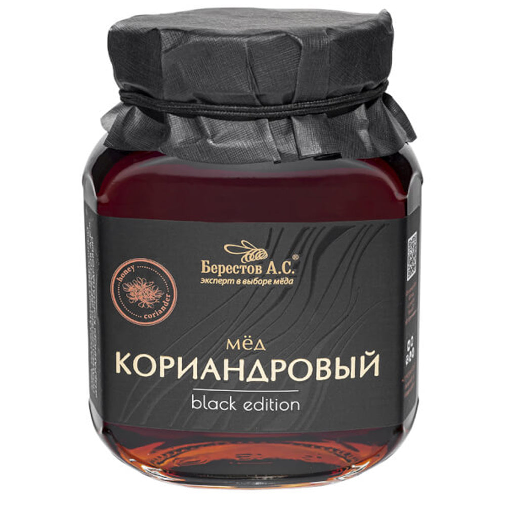 Coriander Honey "Black Edition", Berestov, 500g/ 1.1lb