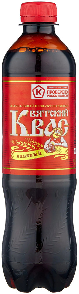 Kvass "Vyatsky" Hlebniy (Bread), 16.9 oz / 0.5 L