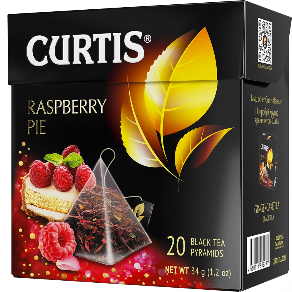 Black Tea "Raspberry Pie", Curtis, 20 Pyramids