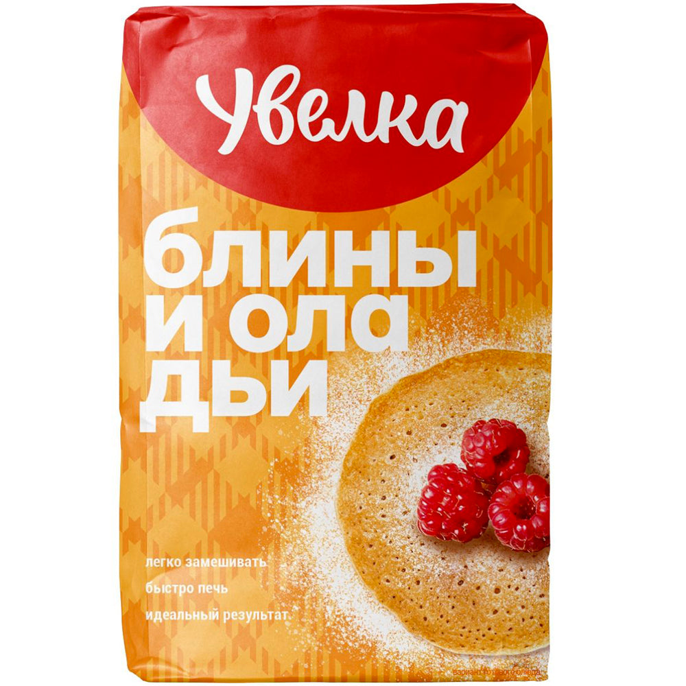 Wheat Flour for Pancakes & Blini, Uvelka, 1 kg/ 2.2lb